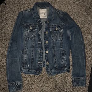 Blue denim jean jacket